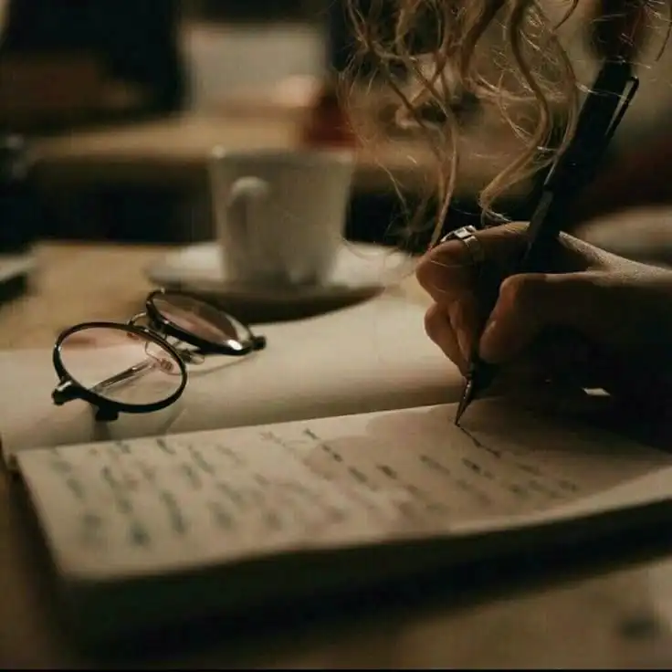cute girl reading book dp